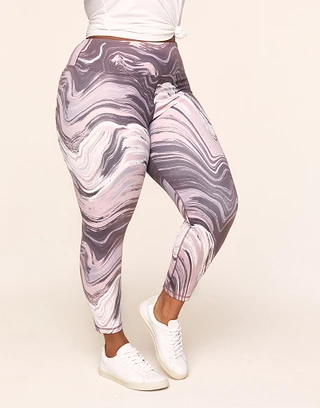 Cora Cozy 7/8 Novelty Purple Plus activewear bundle Model 2