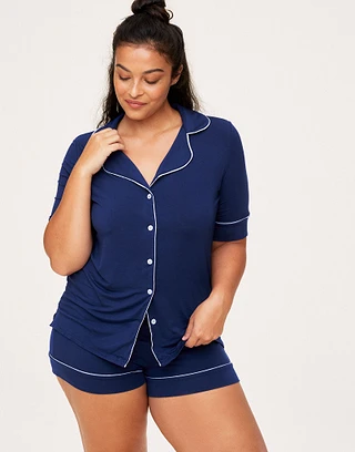 Jayney Dark Blue 2 Plus sleepwear bundle Model 2