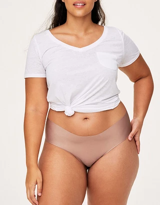 Leto Hipster Medium Beige Plus panty bundle Model 1