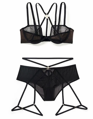 Dionne Black 2 Unlined bra bundle Still 2