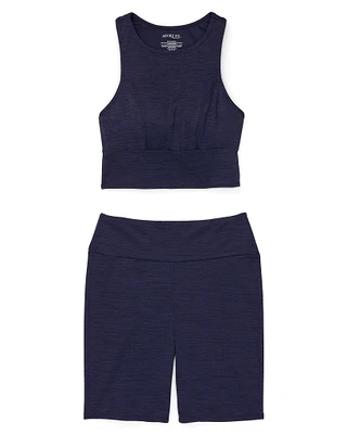 Allie Dark Blue lounge bundle Still 2