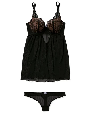 Ella Black 2 Contour lingerie bundle Still 2
