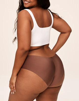 Leto Hipster Dark Brown Plus panty bundle Model 2