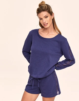Alexia Dark Blue lounge bundle Model 2