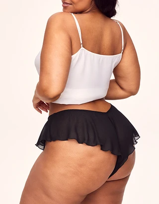Graciela Cheeky Black Plus panty bundle Model 2