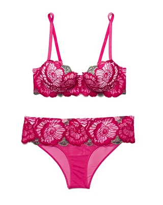 Colete Floral Pink 3 Lightly Lined bra bundle Still 2