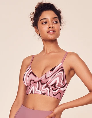 Kali Tie Dye Pink Contour activewear bundle Model 1