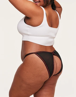 Rosalia Bikini Black Plus panty bundle Model 2