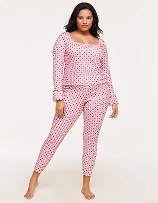 Audra Novelty Pink Plus sleepwear bundle Model 2