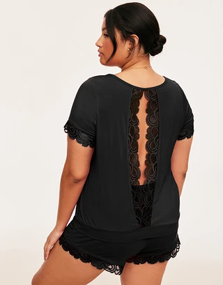Charli Black Plus sleepwear bundle Model 1