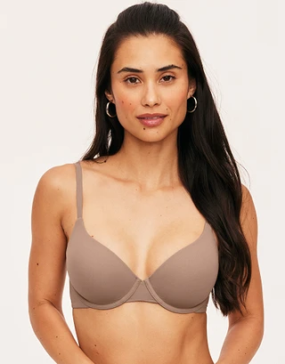 Janelle Medium Beige 4 Contour bra bundle Model 1