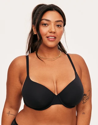 Janelle Black Plus Contour bra bundle Model 2