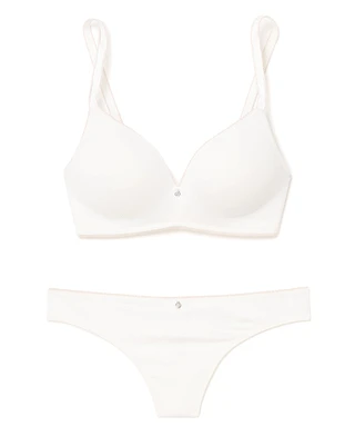 Jeanette B1 White 2 Push Up bra bundle Still 1