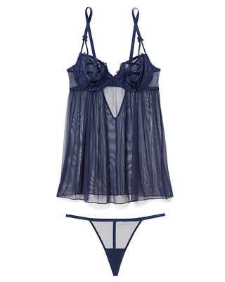Ismelka Dark Blue 2 Unlined lingerie bundle Still 2