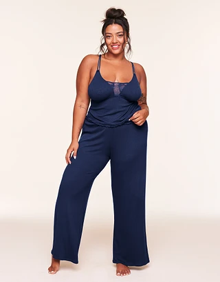 Valencia Dark Blue Plus sleepwear bundle Model 2