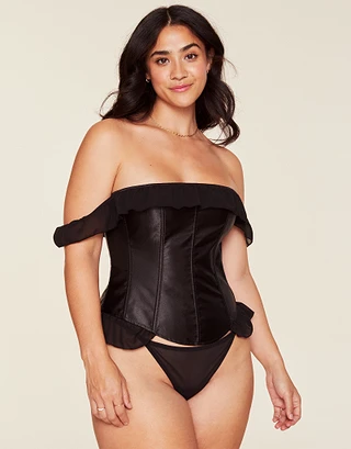 Beau Black Plus Unlined corset bundle Model 2