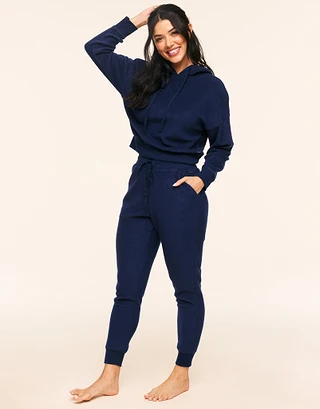 Davinia Dark Blue lounge bundle Model 1