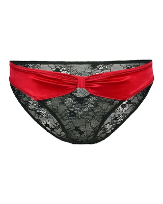 Eira Bikini Dark Red panty bundle Still 2
