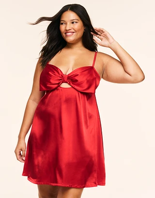 Janessa Dark Red Plus lounge bundle Model 2
