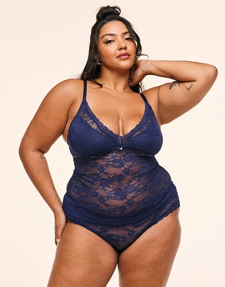 Rosaline Dark Blue Plus Lined lounge bundle Model 1