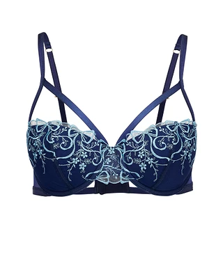 Erica Dark Blue 2 Plus Lightly Lined bra bundle Still 2