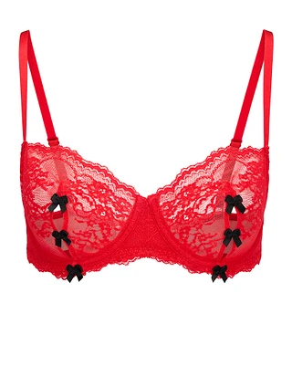 Margeaux Dark Red 2 Unlined bra bundle Still 2