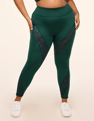 Mari Legging Dark Green Plus activewear bundle Model 1