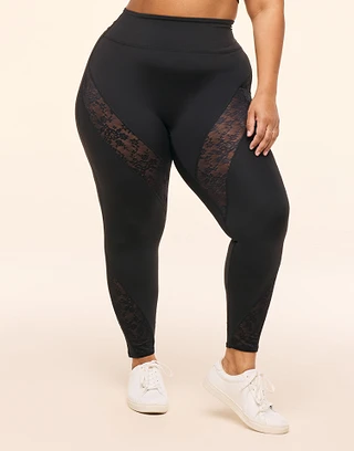 Mari Legging Black Plus activewear bundle Model 2