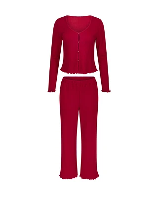 Amrita Dark Red lounge bundle Still 2