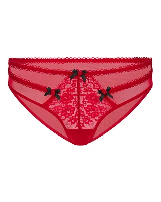 Aziza Brazilian Dark Red panty bundle Still 1