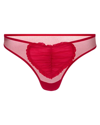 Lovey Tanga Dark Red panty bundle Still 1