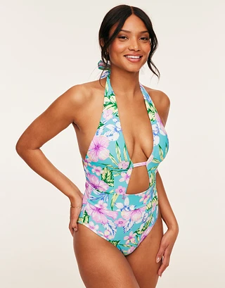 Brinlee Tropical Blue 2 Contour swimwear bundle Model 1