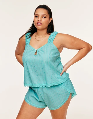 Christabel Medium Blue Plus sleepwear bundle Model 2