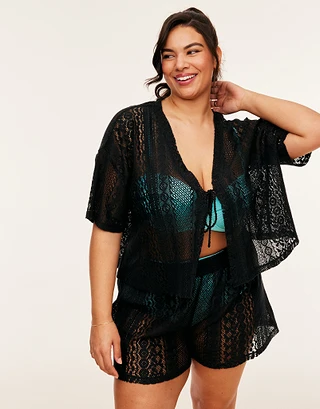 Nika Black Plus swimwear bundle Model 2