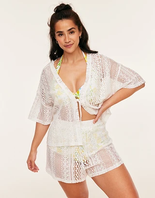 Nika White Plus swimwear bundle Model 2