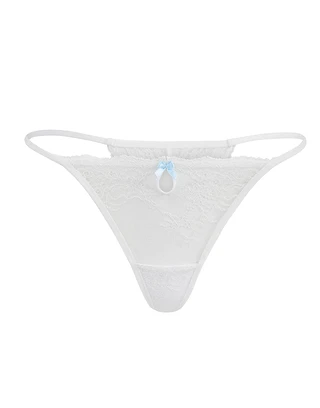 Margeaux G-String White panty bundle Still 1