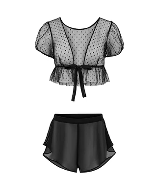 Lindy Black lingerie bundle Still 2