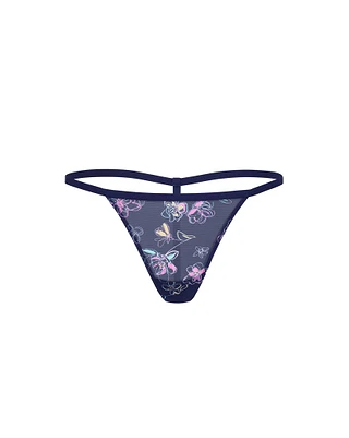 Serenity G-String Floral Blue panty bundle Still 1