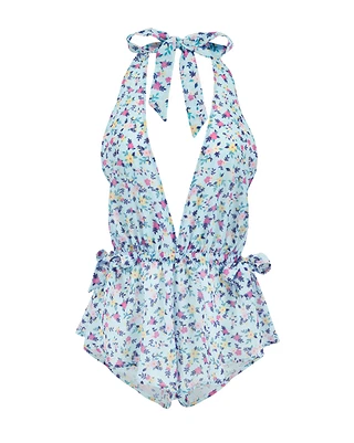 Merilyn Ditsy Blue lingerie bundle Still 2