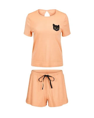 Catrine Novelty Orange sleepwear bundle Still 2
