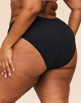 Period Proof Brief Dark Black Plus panty bundle Model 1