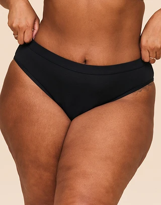 Period Proof Brief Dark Black Plus panty bundle Model 2