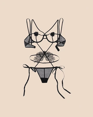 Sashey Black lingerie bundle Still 2