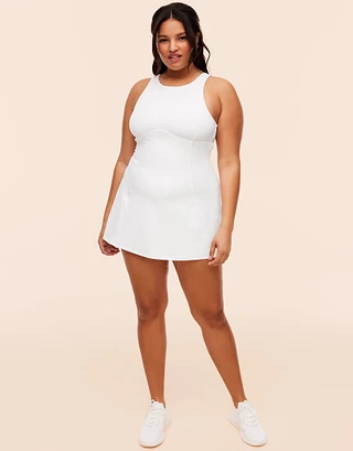 Daphnie White Plus Lined activewear bundle Model 2