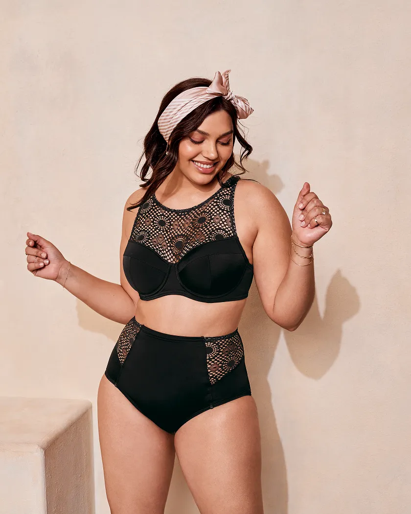 Effie Black 2 Lightly Lined swimwear bundle Model 2