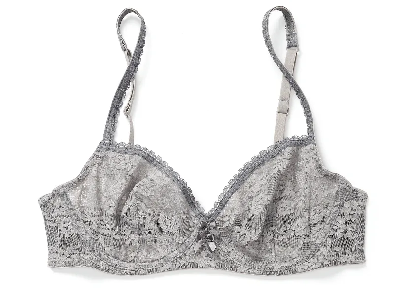 Yassine Medium Gray 2 Unlined bra bundle Still 3
