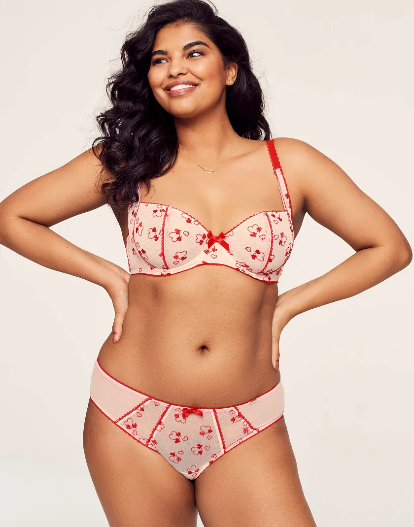Brittany Light Pink 2 Unlined bra bundle Model 3