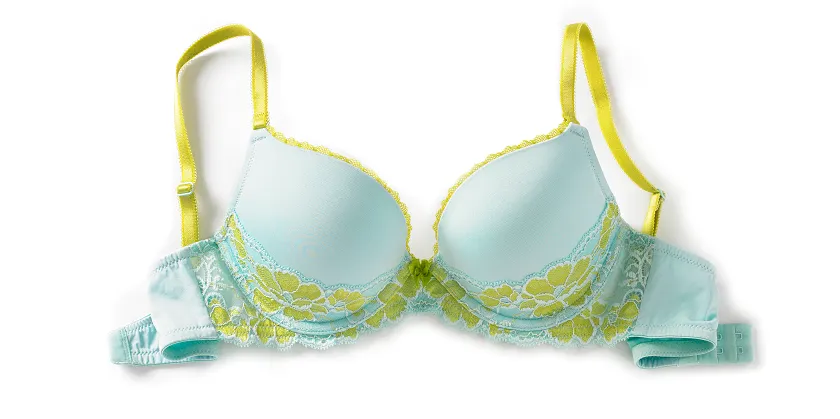 Paydon Medium Blue 8 Push Up bra bundle Still 2
