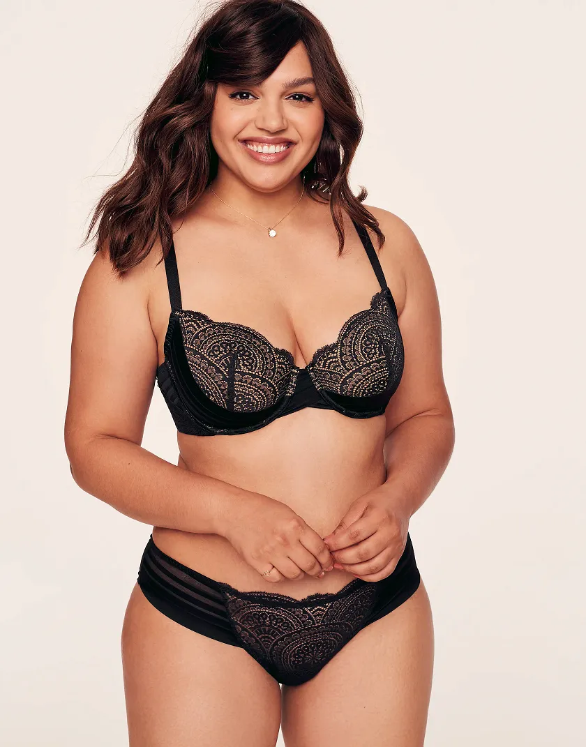 Ozette Black 2 Unlined bra bundle Model 2