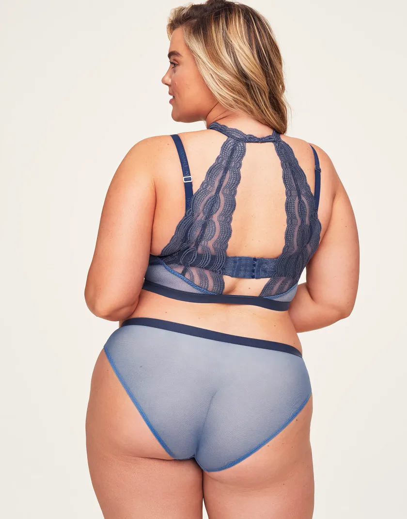Marlana Dark Blue 2 Unlined bra bundle Model 3